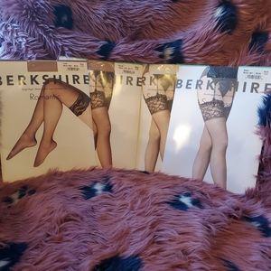 Lot of Berkshire stockings thigh highs nude black
